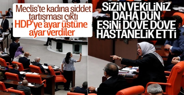 TBMM'de HDP'li ve AK Partili vekiller tarıştı