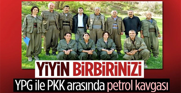 YPG ve PKK, petrol parası için birbirine girdi