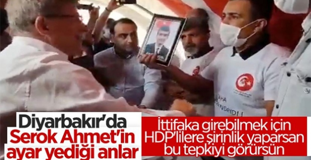 Ahmet Davutoğlu'na evlat nöbetindeki ailelerden HDP tepkisi