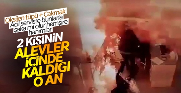 Zonguldak’ta acil servisteki patlama anı