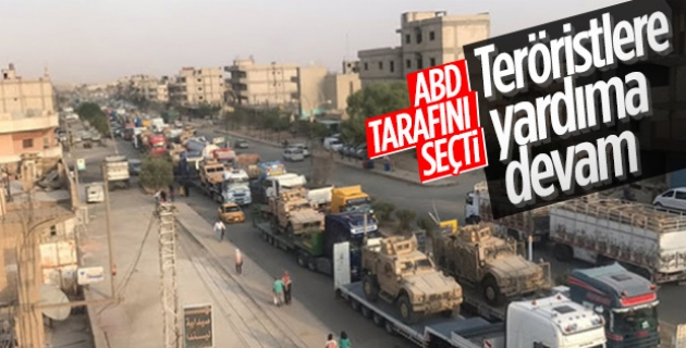 ABD’den terör örgütü YPG’ye askeri sevkiyat