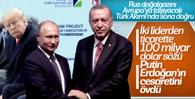 Erdoğan: Rusya ile ticaret hacmi hedefi 100 milyar dolar