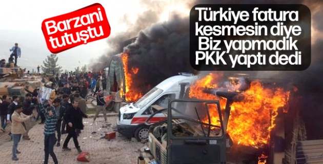 Barzani: Sivil ölümlerin nedeni PKK