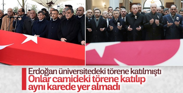 Abdullah Gül ve Davutoğlu, Kemal Karpat'ın cenazesinde