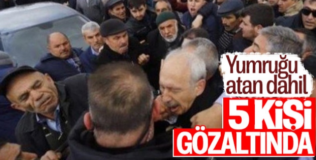 Kılıçdaroğlu'na saldıranlar yakalandı