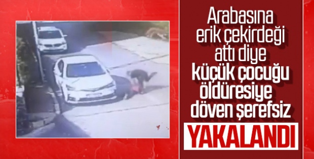 Tuzla'da aracına erik atan çocuğu öldüresiye dövdü