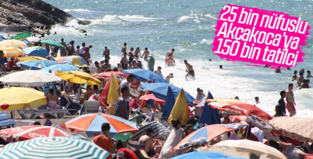 Akçakoca'ya turist akını