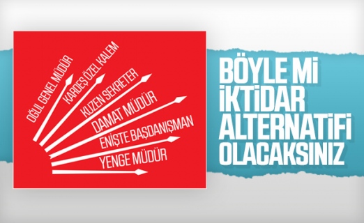 CHP'de akraba atamalarının önüne geçilemedi