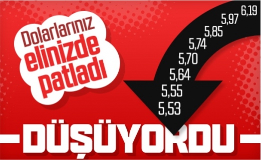 Dolar 5.55'in altında