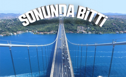 FSM Köprüsü'nde asfaltlama çalışmaları bitti