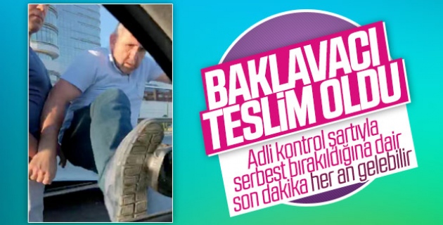 Hamile kadının bulunduğu araca saldıran şahıs emniyette