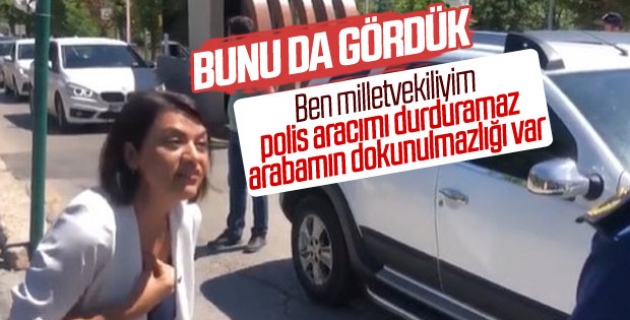 ODTÜ'de CHP'li Gamze Taşçıer polislerle tartıştı