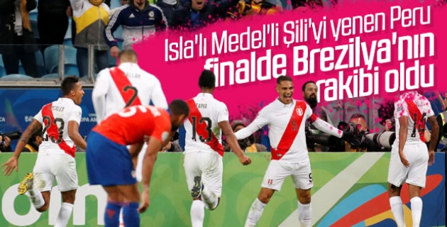Peru Şili'yi geçerek finale kaldı