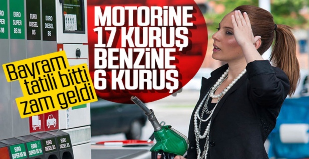 Benzin ve motorinde fiyat artışı