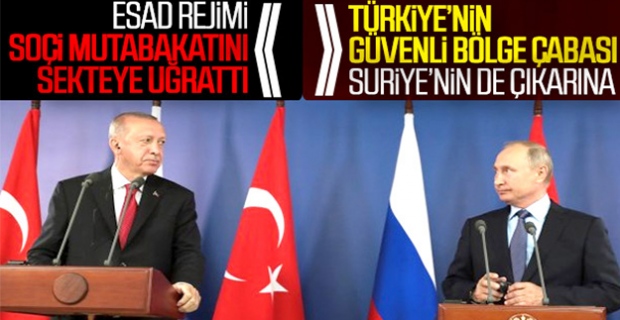 Cumhurbaşkanı Erdoğan ile Putin'in ortak açıklaması