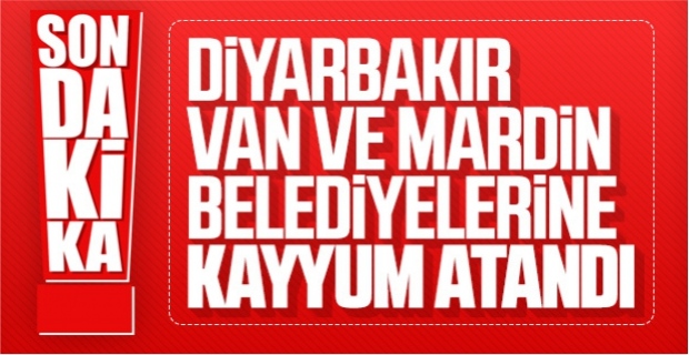 Diyarbakır, Van ve Mardin belediyelerine operasyon