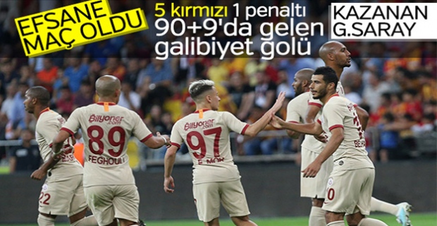 Galatasaray 90+9'da Kayserispor'u yıktı