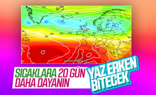 Sıcak hava yurdu erken terkedecek