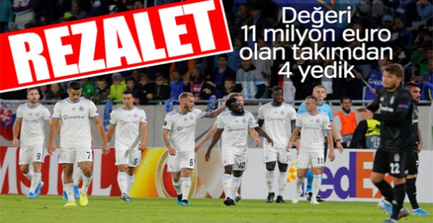 Beşiktaş. Bratislava'dan 4 yedi