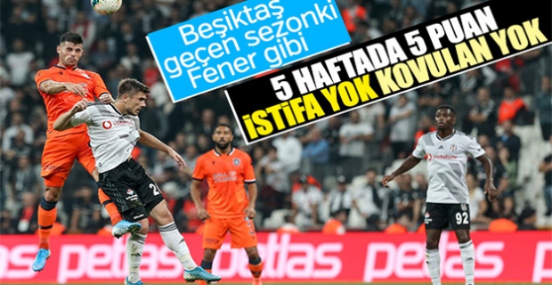 Beşiktaş yine kazanamadı