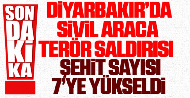 Diyarbakır'da sivil aracın geçişi sırasında patlamada