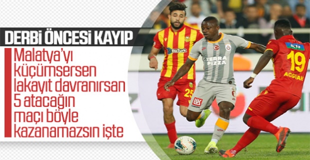 Galatasaray son dakikada Malatya'da 2 puan bıraktı