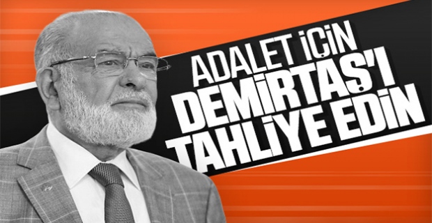 Karamollaoğlu, Demirtaş'ın tahliyesini savundu