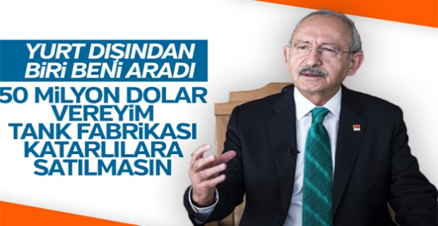 Kılıçdaroğlu'nun 50 milyon dolar sözü