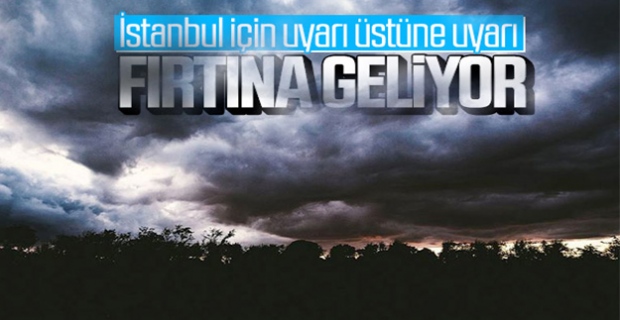 Marmara'ya kuvvetli fırtına uyarısı