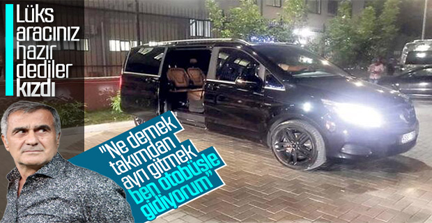 Şenol Güneş özel aracı reddetti