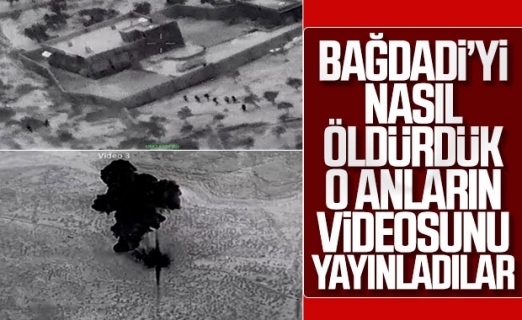 ABD, Bağdadi operasyonunun görüntülerini yayınladı