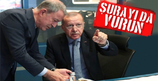 Erdoğan, harekat merkezinde