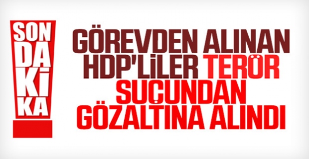 HDP'li eski belediye başkanlarına gözaltı