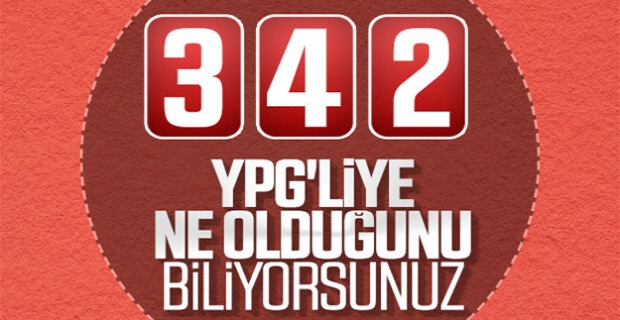 MSB: 342 terörist öldürüldü