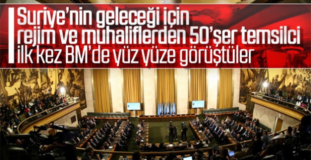 Suriye Anayasa Komitesi, BM'de ilk kez toplandı