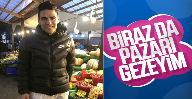 Falcao semt pazarında