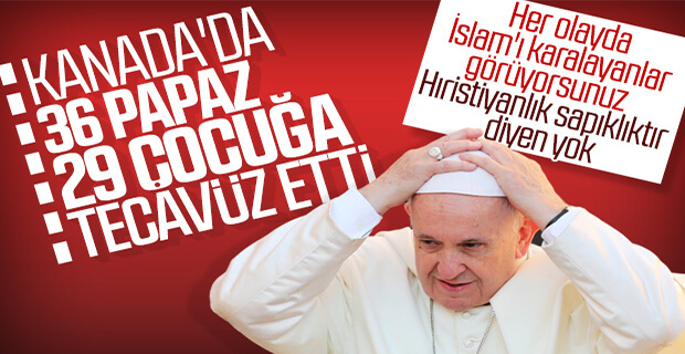 Kanada'da 36 papazdan, 29 çocuğa cinsel istismar
