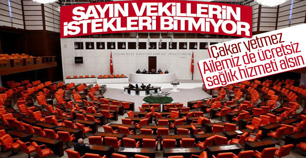 Milletvekillerinin istedikçe istiyor