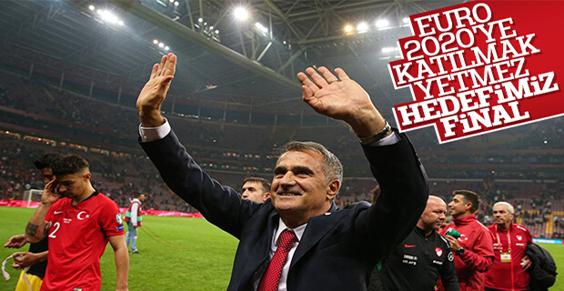 Şenol Güneş: Hayalim Wembley'de final oynamak