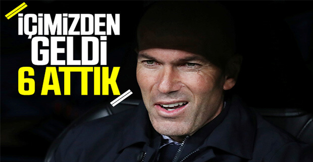 Zinedine Zidane: Oyuncularım hırslı oynamayı tercih etti