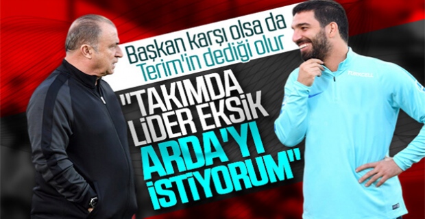 Fatih Terim: Arda takıma liderlik yapar