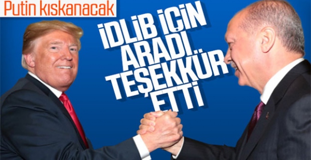 Trump’tan Cumhurbaşkanı Erdoğan’a teşekkür