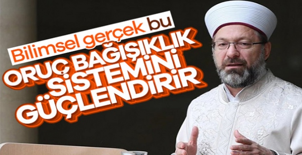 Diyanet orucun bağışıklık sistemi için önemini anlattı