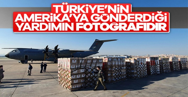 Türkiye'den Amerika'ya yardım malzemesi