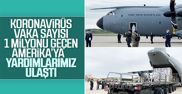 Türkiye'nin ABD'ye gönderdiği tıbbi yardımlar ulaştı