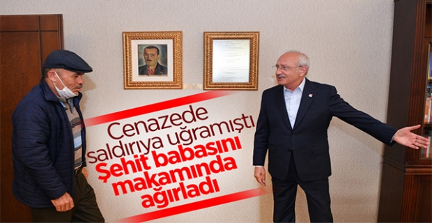 Kılıçdaroğlu, Çubuklu şehidin babasıyla görüştü