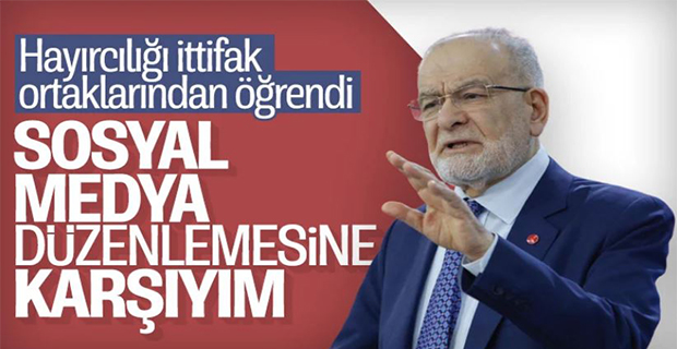 Temel Karamollaoğlu: Sosyal medya düzenlemesine karşıyız