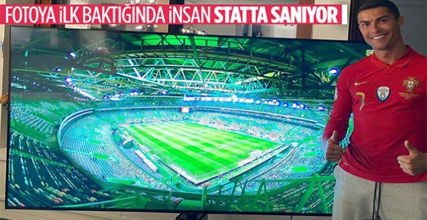 Ronaldo İsveç maçını televizyondan izledi