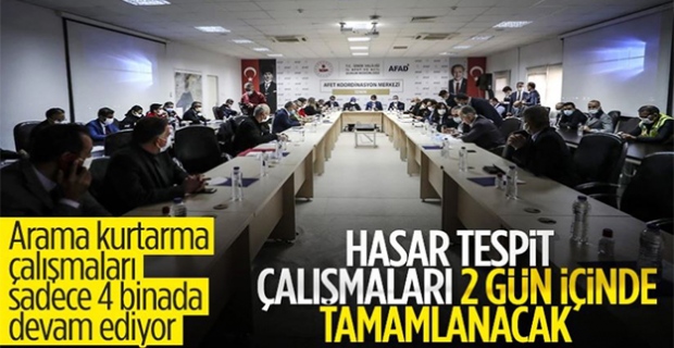 Bayraklı ilçesinde hasar tespit çalışmaları 2 gün içinde tamamlanacak