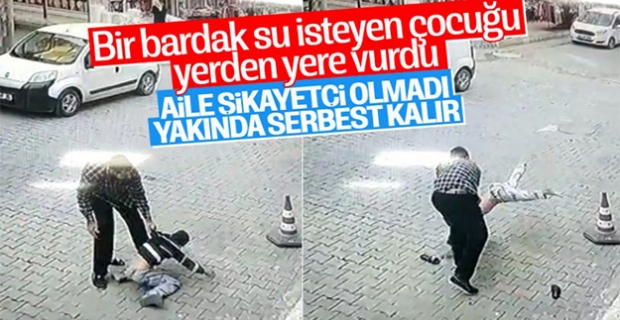 Şanlıurfa'da küçük çocuğu öldüresiye döven cani